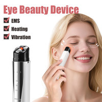 EMS Eye Beauty Device 3 Modes Vibration LED Lights Heat Cordless  Massage Dry Eyes Dark Circles Eye Bags Face Skin Care Machine