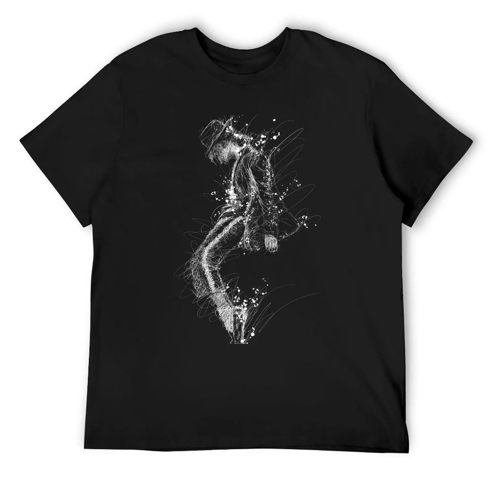 Michael Jackson MoonWalk Scribble Art T-Shirt Blouse sports fans street wear designer shirts mens graphic t-shirts