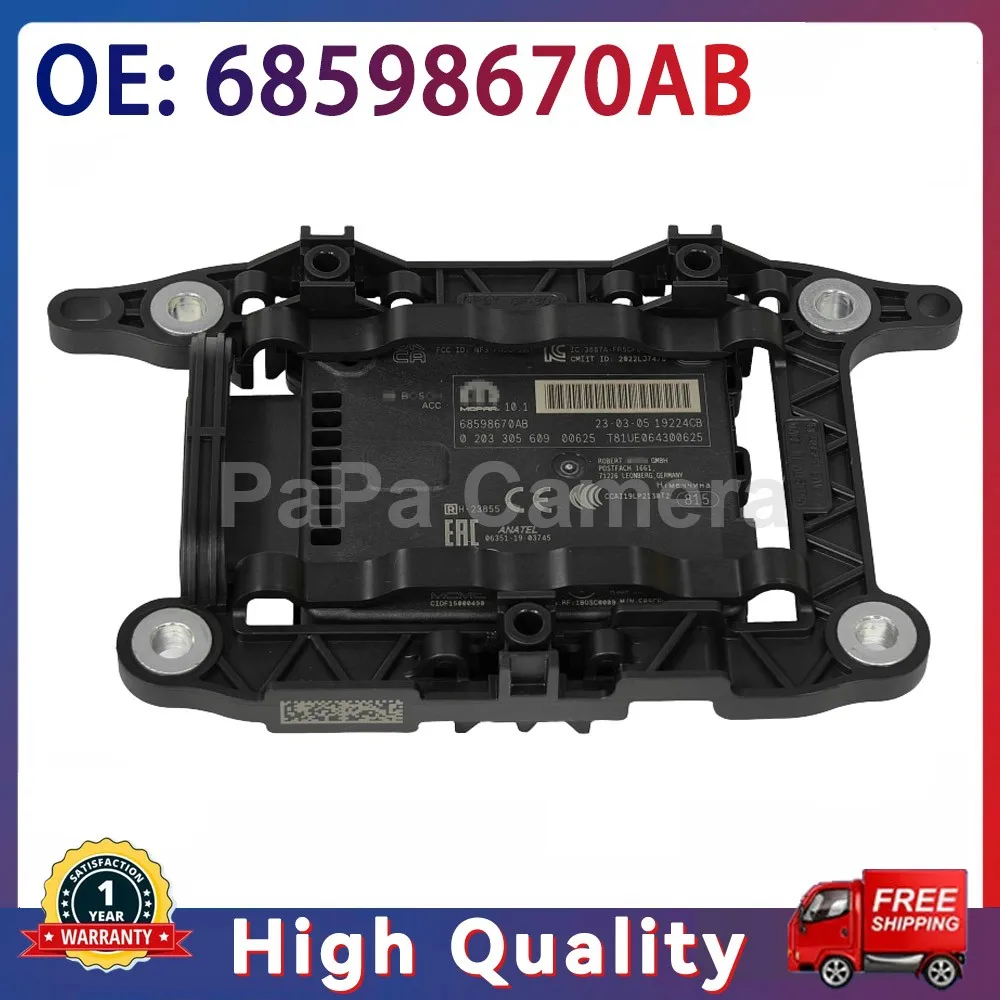 ACC 68598670AB Car Adaptive Cruise Control Distance Radar Sensor For Chrysler Voyager Pacifica 3.6L 2020-2023 68598670AC