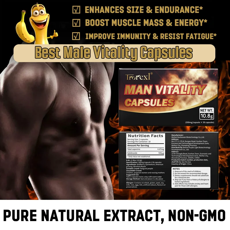 Natural Epimedium Ginseng, Non-GMo Supports Reproductive Health Natural Energizer, Plant-Based, Pure & Organic