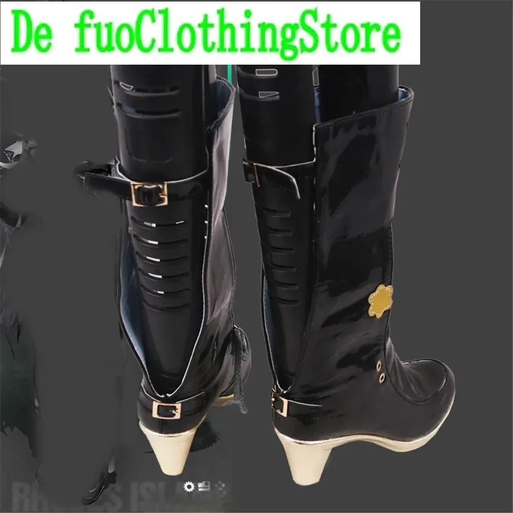 Arknights Tomimi Scarpe Cosplay Stivali Gioco Anime Halloween DefuoClothing Negozio di scarpe