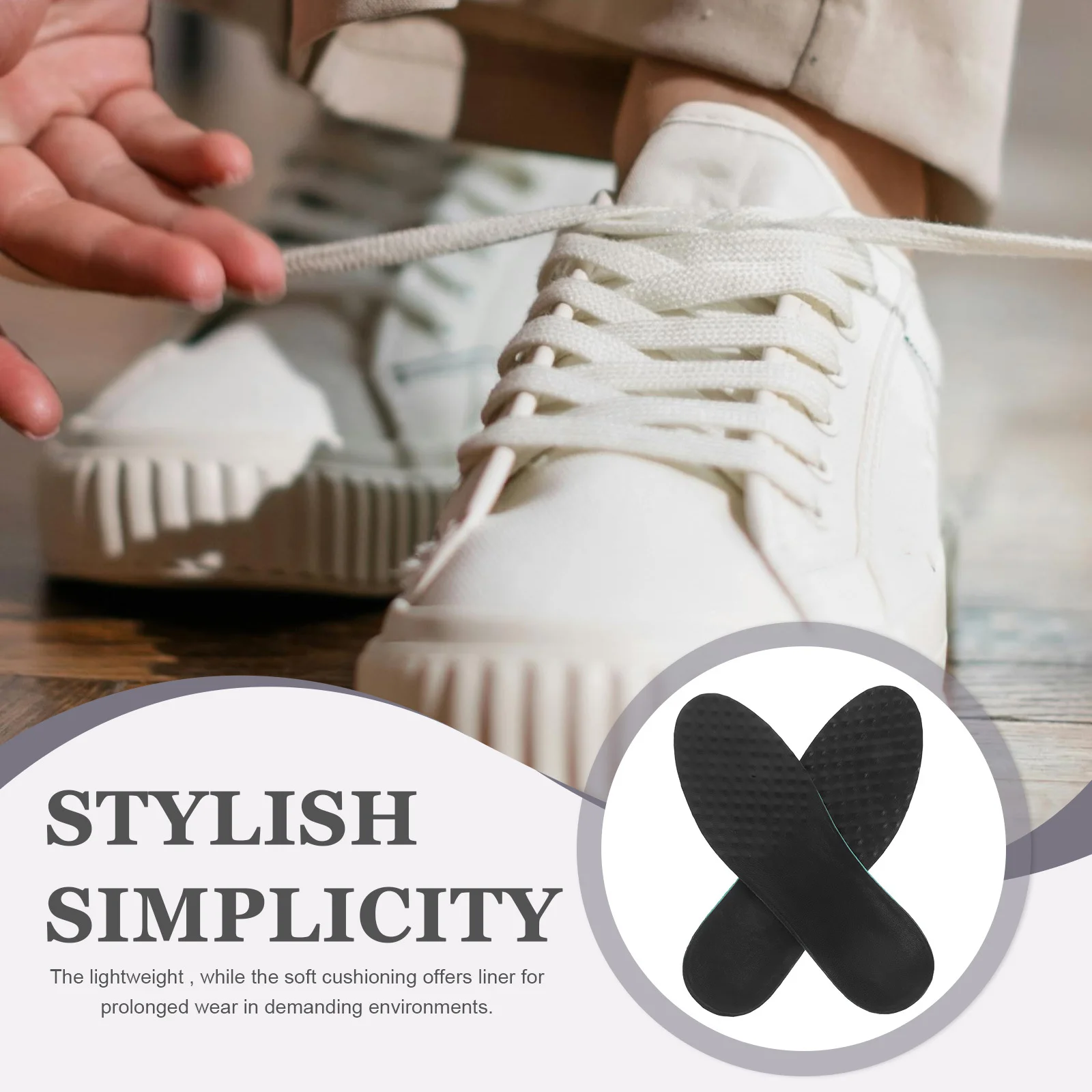 1 زوج نعل تنفس للنساء امتصاص العرق عدم الانزلاق تشغيل حذاء العمل إدراج سامسونج دائم القدم استبدال #4