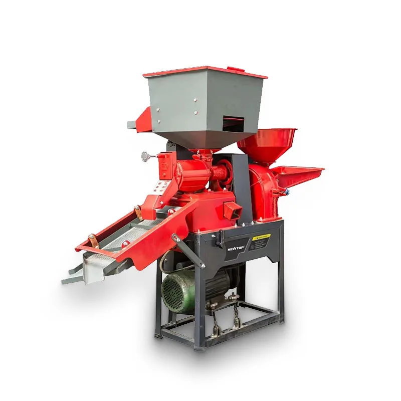 Efficient 7.0 horsepower engine and motor suspension type stable low failure rate agricultural rice mill