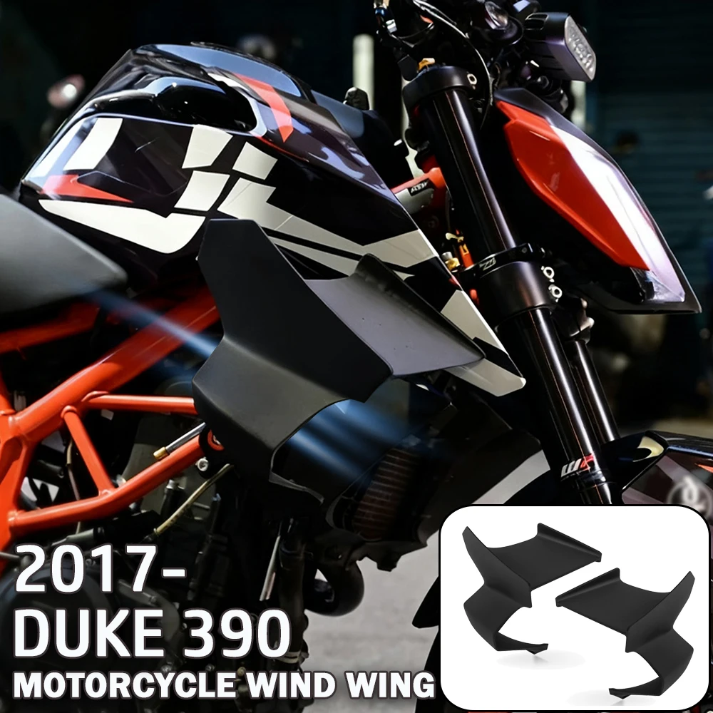 

Аэродинамический спойлер (комплект) для мотоцикла KTM DUKE 390 2017 (390DUKE, DUKE390) – передний, обтекаемый, без обтекателей