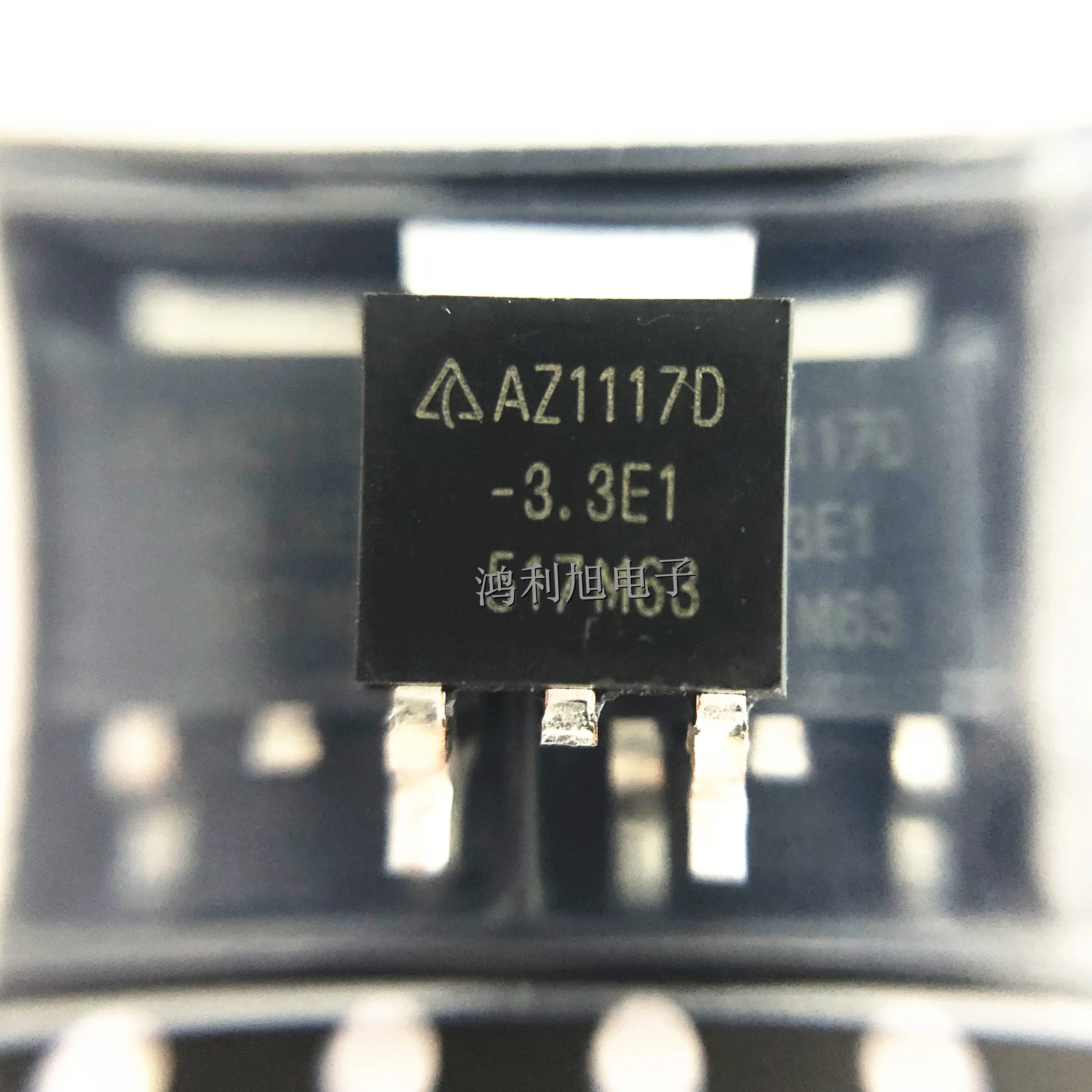 10PCS/Lot AZ1117D-3.3TRE1 MARKING:AZ1117D-3.3E1 LDO Regulator Pos 3.3V 1A 3-Pin(2+Tab) TO-252 T/R