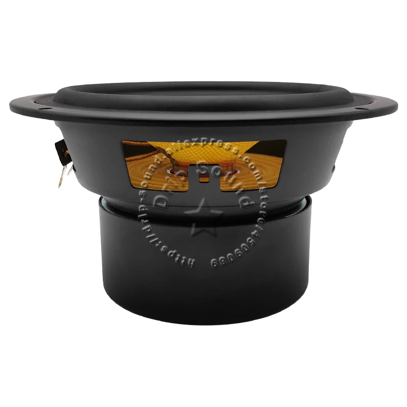 5,8 дюйма, 40 Вт, 4 Ом/8 Ом, аудиодинамик средней басы, стерео НЧ-динамик, 148 мм