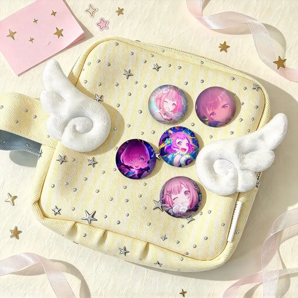 R-Rhythm Game Project SEKAI Otori Emu  25 32 44 58 75mm Badges Personalized Round Brooches Pins Accessory Gift