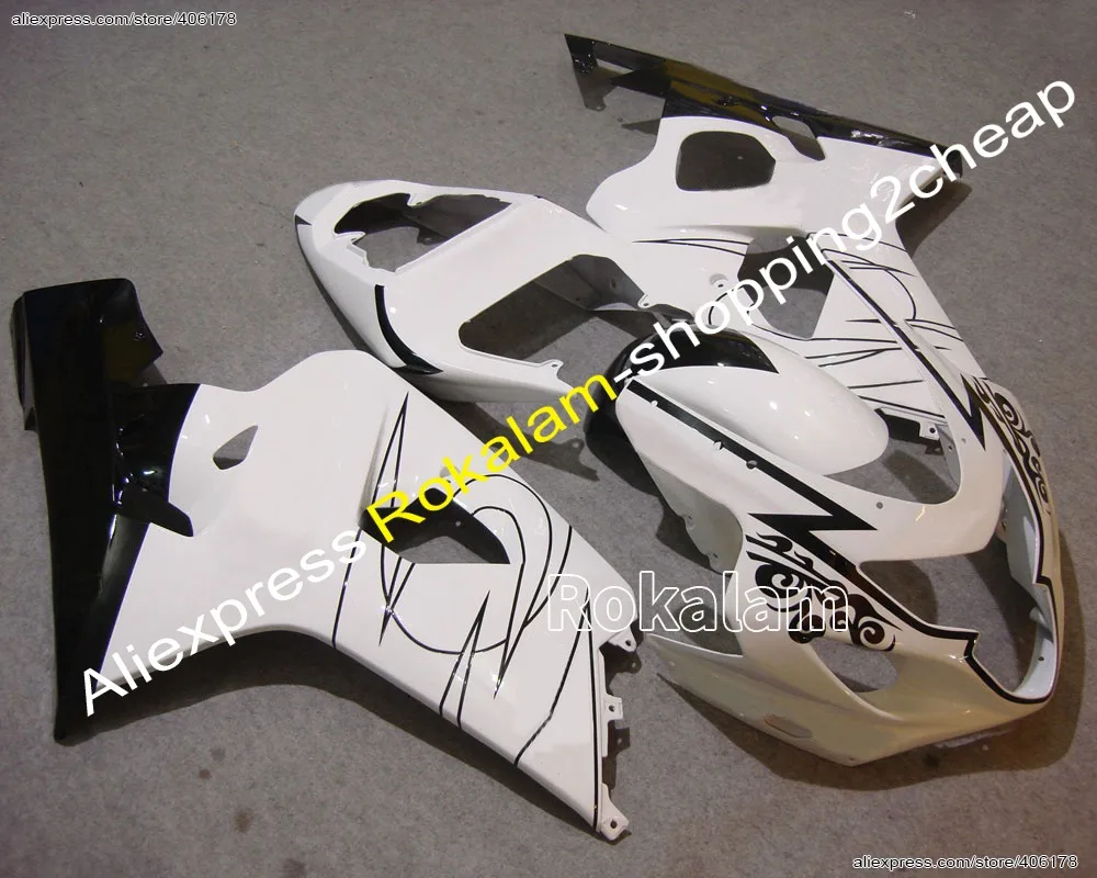 Cheap GSXR Fairings For Suzuki GSXR 600 750 GSXR 2004 2005 Sport Bike Bodywork Fairings Kit (Injection Molding)