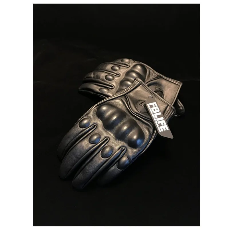 

Мотоциклетные перчатки для верховой езды, мужские перчатки из козьей кожи с сенсорным экраном и полным пальцем, тяжелые рыцарские перчатки для локомотива, женские перчатки