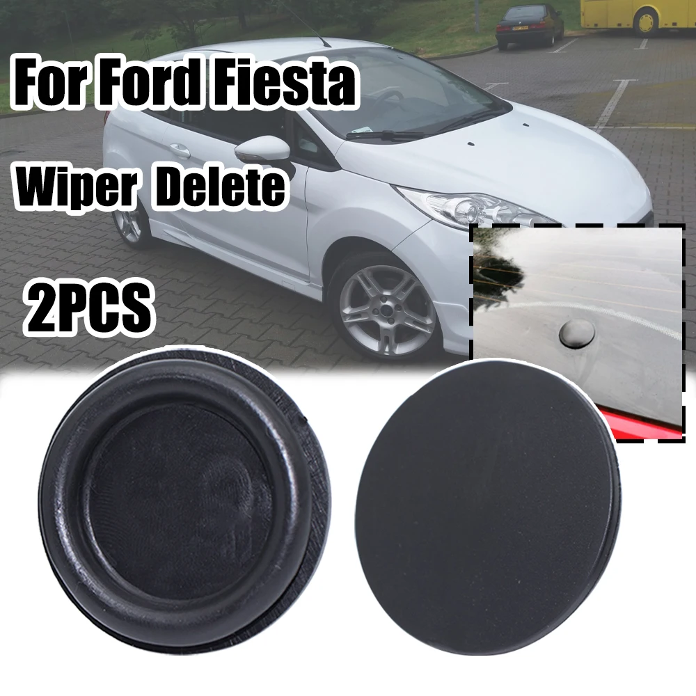 

2PCS Car Rear Windshield Wiper Arm Delete For Ford Fiesta MK7 MK7.5 Bung Grommet Blade Rubber Plug Waterproof Block Off Tailgate