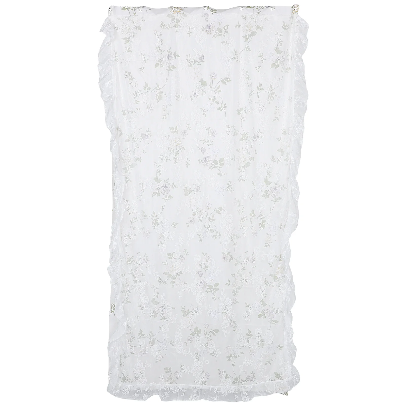 

White Sheer Curtains Light Filtering Blackout Drapes For Bedroom Living Room Farmhouse Boho Window Curtain No Drill