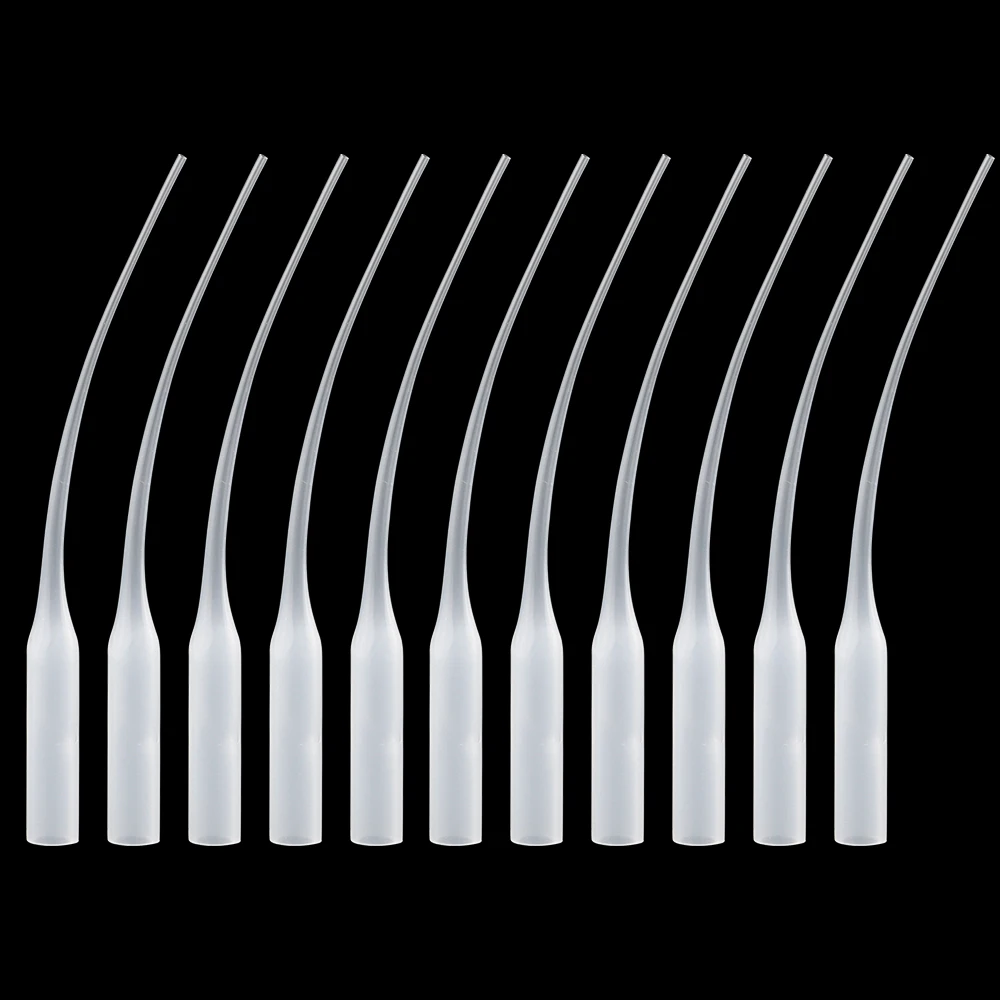 100pcs Glue Tips Plastic Glue Bottle Tips Glue Extender Precision Applicator for Hobby, Crafting, Lab Glue Dispensing