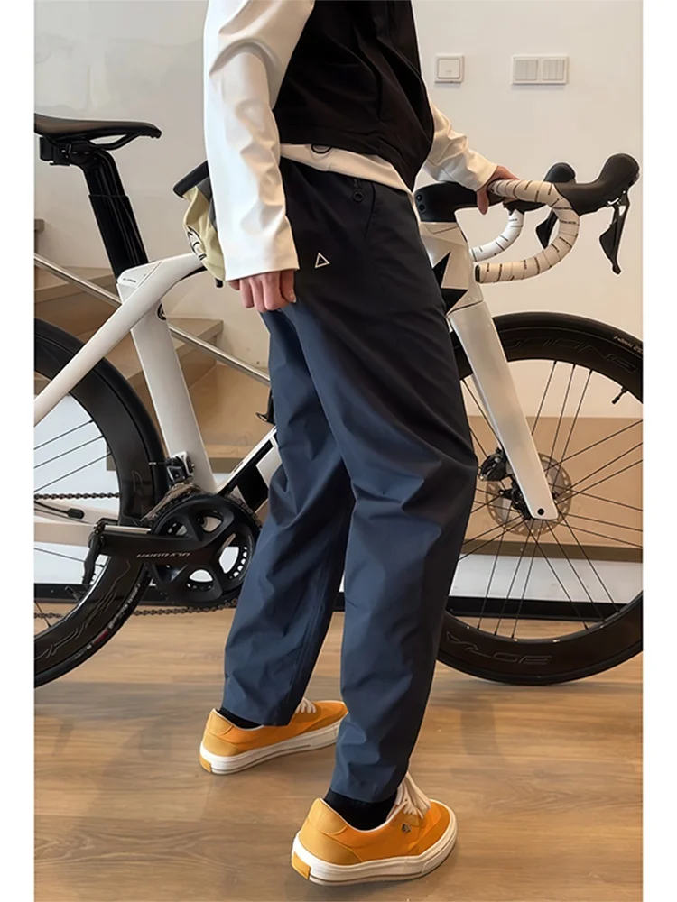 

Qui Dry Outdoor Work Trousers Men's Spring Summer American Soft ell Waterproof Climbing Pants Straight Leg Casual Pants