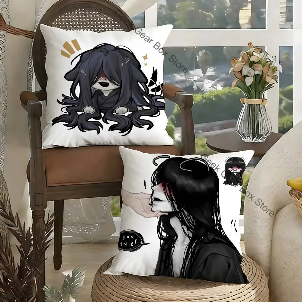 

H-HomicipherS Mr C-Crawling Pillow Case For Sofa Decor Car Office Room Printing Cushion Cover Decorations and Protector