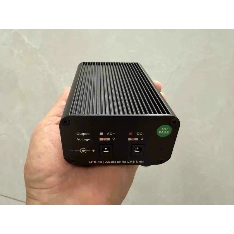HiFi High Precision 15W DC Linear Regulated Power Supply Dual Output 5V-18V Adjustable for Router Set Top Box Fiber Optic 038