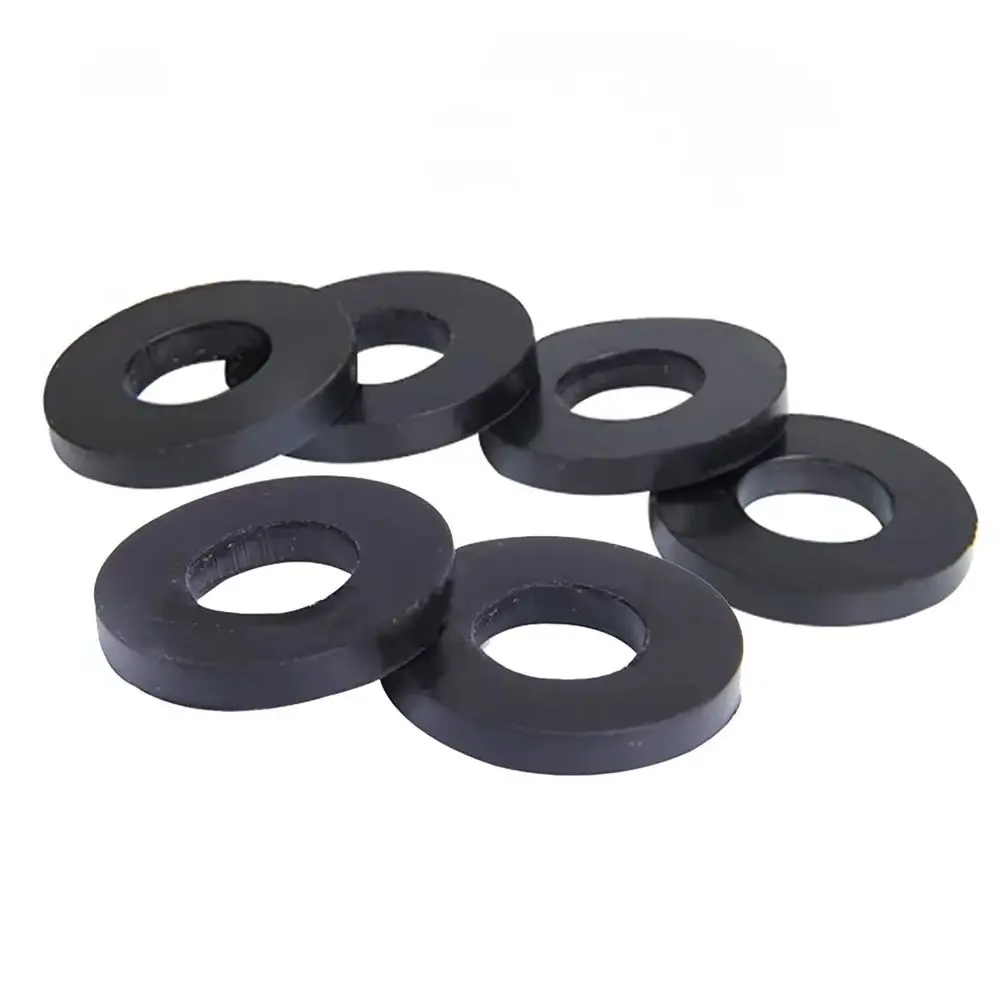 

10pcs Nitrile Rubber Flat Gaskets Black Sealing Washer NBR Corrugated Faucet O-Ring All Size