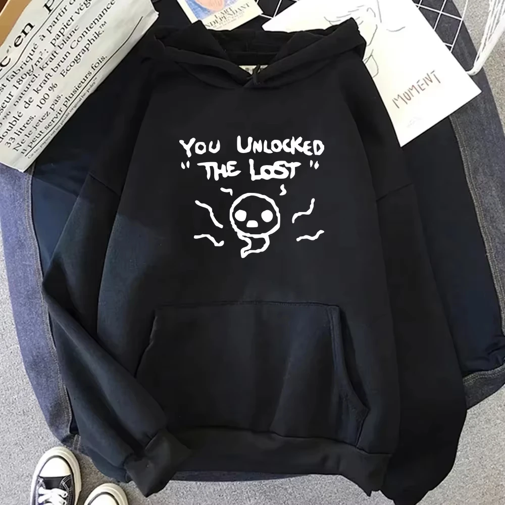The Binding of Isaac Hoodie Unisex Herren Damen Baumwolle Grafikdruck Langarm Oversized Sweatshirt 2026 Casual Retro Bestseller