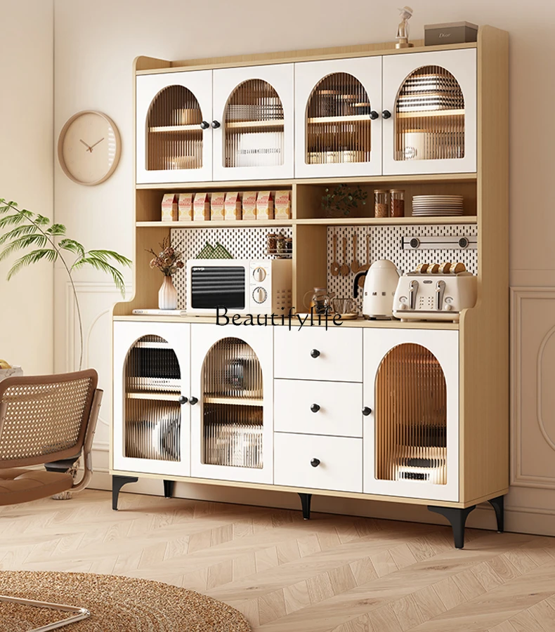 

Sideboard Cabinet Wall Integrated Kitchen Storage Multi-Layer Storage Rack Living Room Modern Simple Small Storage