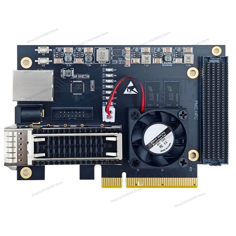 For XCKU5P Development Board FPGA Core Board FMC QSFP28 100G Optical Port PCIE3.0