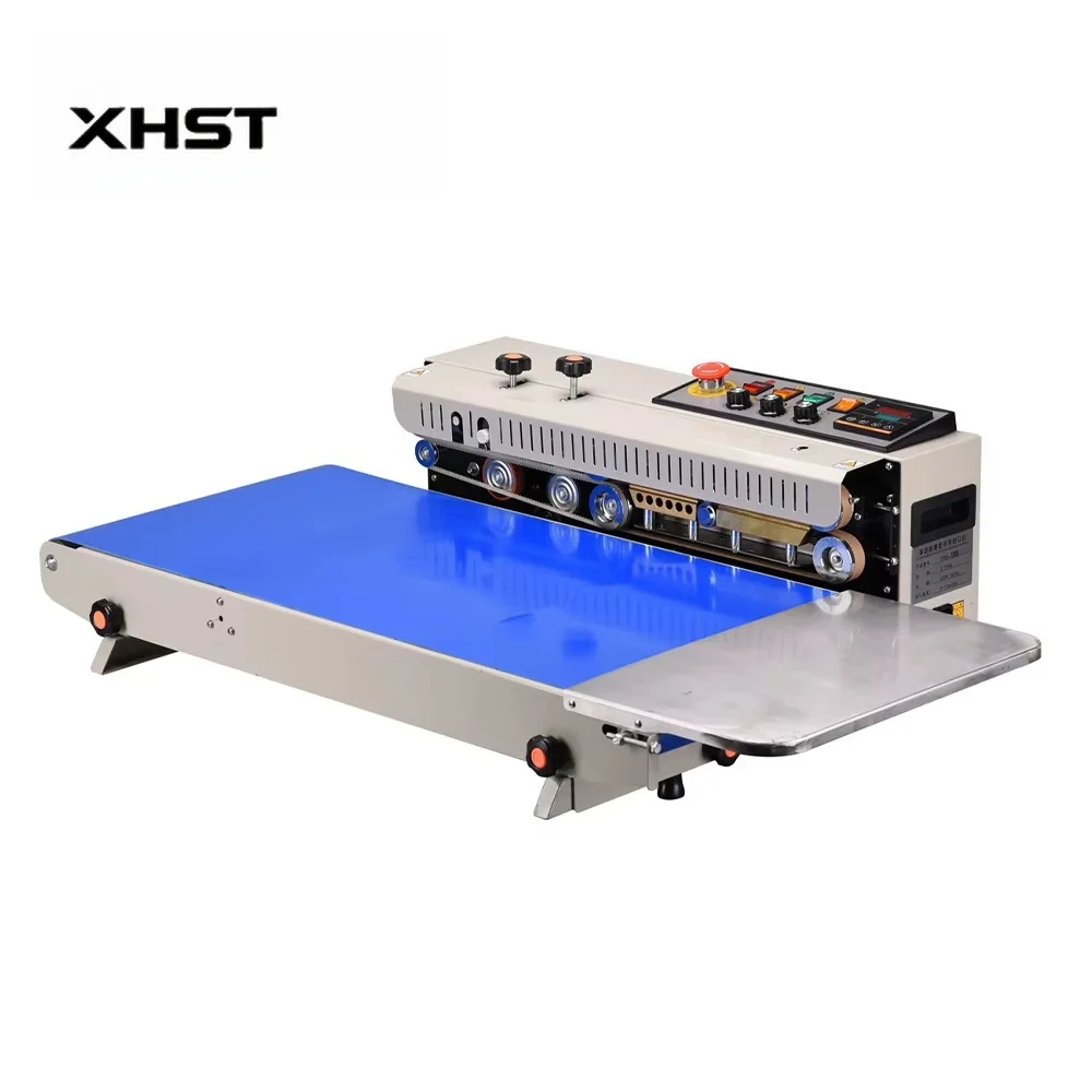 FR-1000 Wider Automatic Plastic Film Horizontal Sealing Machine Continuous Band Sealer