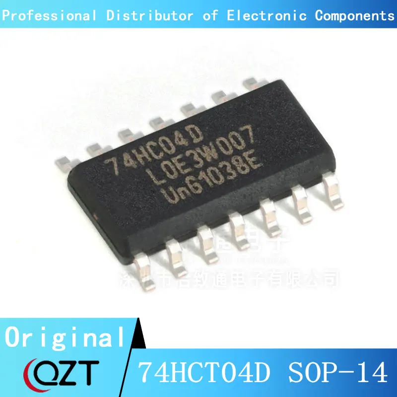 10pcs/lot 74HCT04D SOP 74HCT04 SN74HCT04DR HCT04 SOP-14 chip New spot