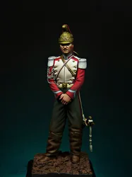 1/24 Scale Resin Figure Model Kit Historical Hobby Miniature French Army Dragon Cavalry  Unassembled and Unpainted Free Shipping