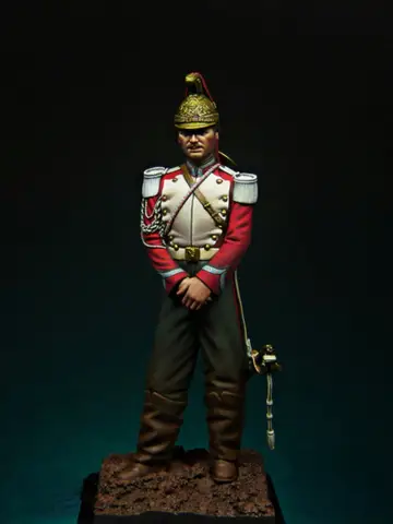 1/24 스케일 수지 그림 모델 키트 역사 취미 미니어처 프랑스 육군 드래곤 기병대 조립되지 않은 도색되지 않은 무료 배송