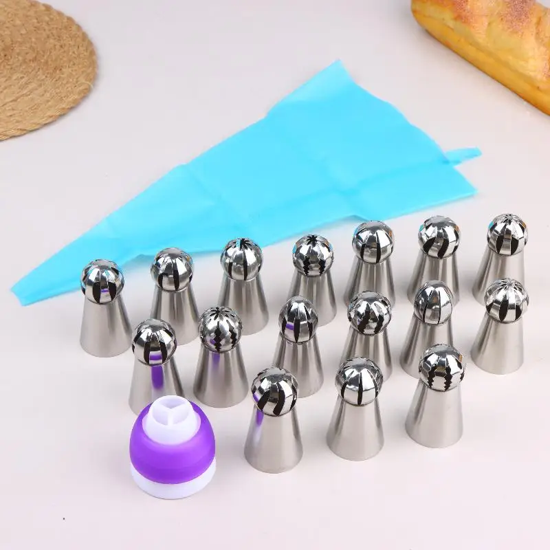 【S】3/6/9Pcs Cake Decorating Piping Tips Set Baking Supplies Kit DIY Cake Decorating Tips Set Tool For Beginners