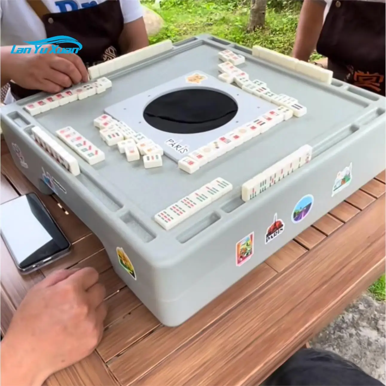 Mahjong Blind Box Mini Mahjong Unpowered Desktop Mahjong Machine Travel Dormitory Portable Outdoor Camping