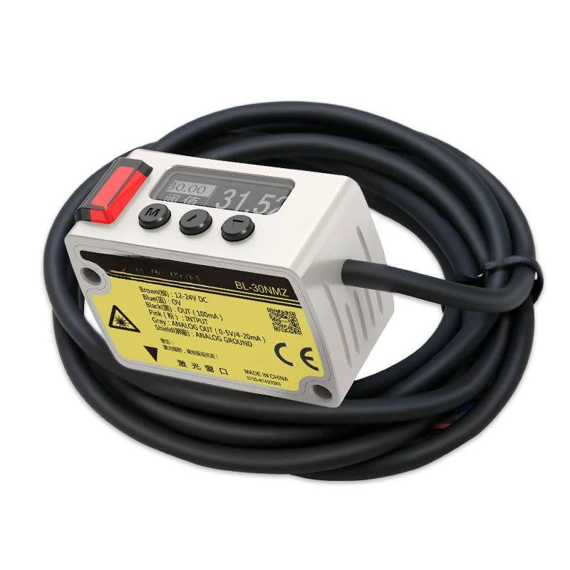 

Precision 0.01mm Switch Analog Communication 485 Laser Displacement Distance Sensor Thickness High Low BL-30NZ