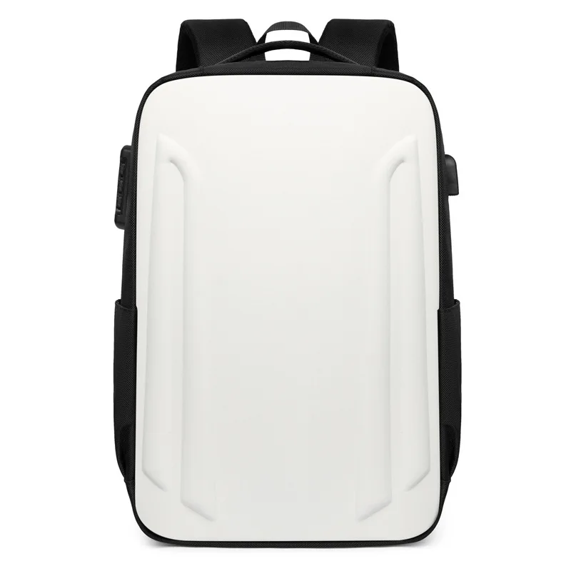 

Модный водоотталкивающий рюкзак с жестким корпусом USB, мужской противоугонный деловой рюкзак с паролем, сумка для компьютера для студентов колледжа