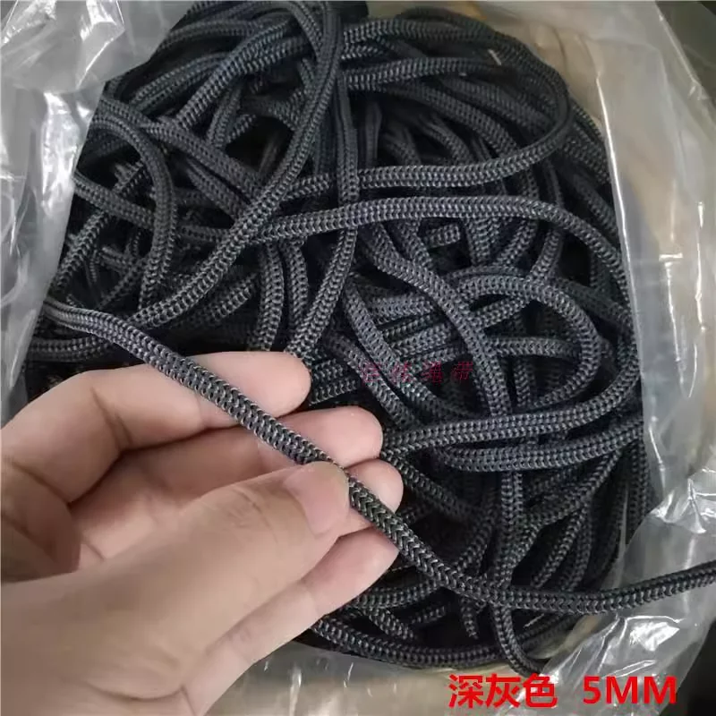 65m/PCS Dia.5mm Polypropylene rope hammock DIY rope gift box portable backpack hollow exhibition tag badge grey, black,white