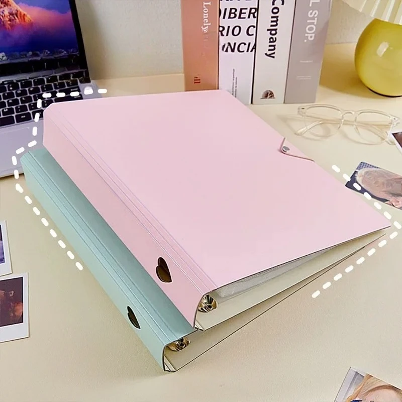A4 PP Kpop Photocard Binder 25 Sheets 9 Pocket 3 Inch Inner Pages Idol Card Collection Holder