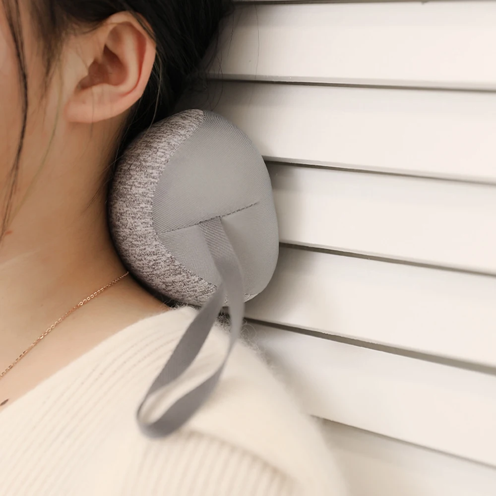 وسادة رقبة صغيرة محمولة على شكل حرف U، وسادة نوم للرقبة للسفر للبالغين، وسادة مكتب داعمة للرقبة