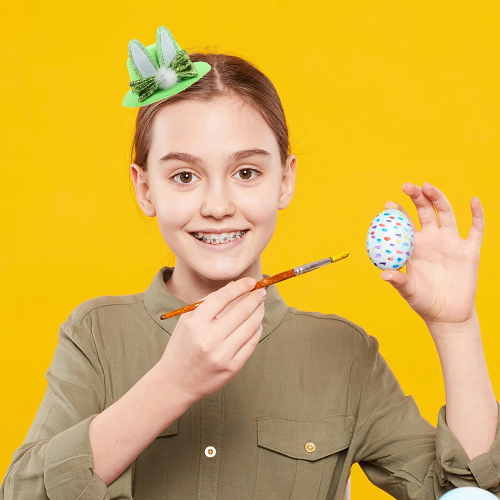 

2Pcs Easter Rabbit Ear Hat Hair Clips Kids Lovely Hairpins Party School Celebration Hair Accessories Girls Barrette