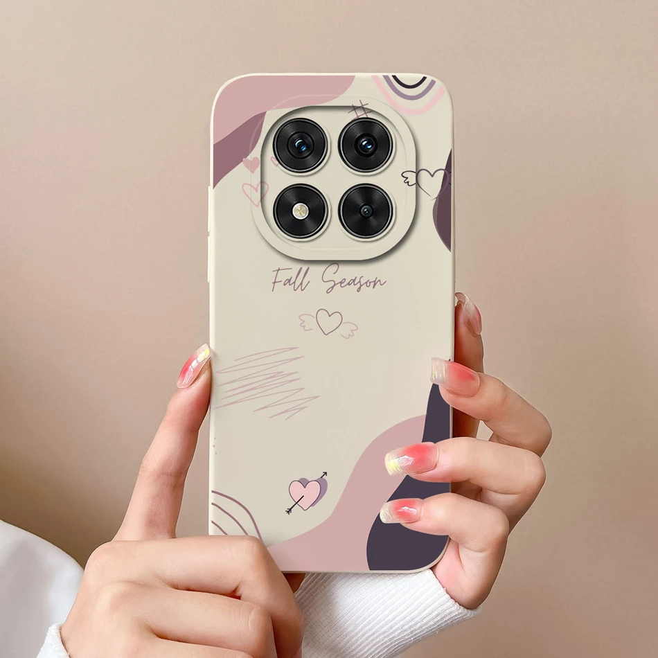 For Xiaomi Redmi Note 14 Pro Plus Case Fashion Soft Liquid Silicone Housing For Redmi Note14 14Pro 4G 5G Phone Back Covers