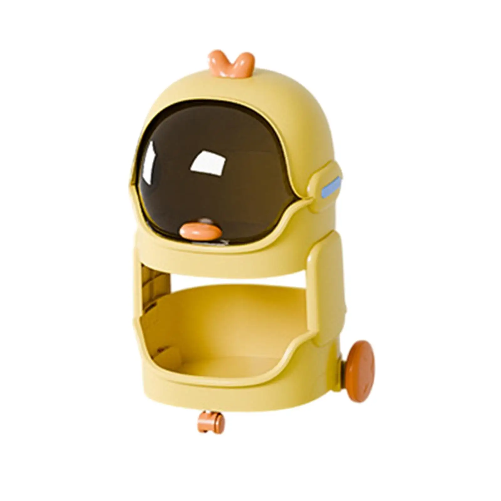 

Storage Cart Cartoon Multipurpose Organizer Trolley Rolling Cart with Wheels for Bathroom Dining Room Household Laundry Kitchen