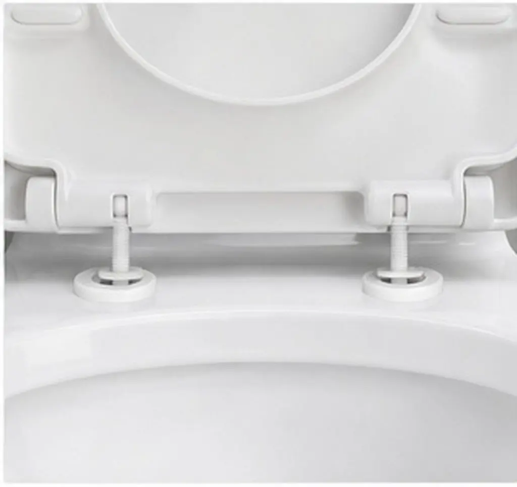 20Pcs Toilet Seat Screws Kit Plastic Bolts PP Expansion Plugs Quick Easy Tool Free Installation Universal Fit for Most Toilet