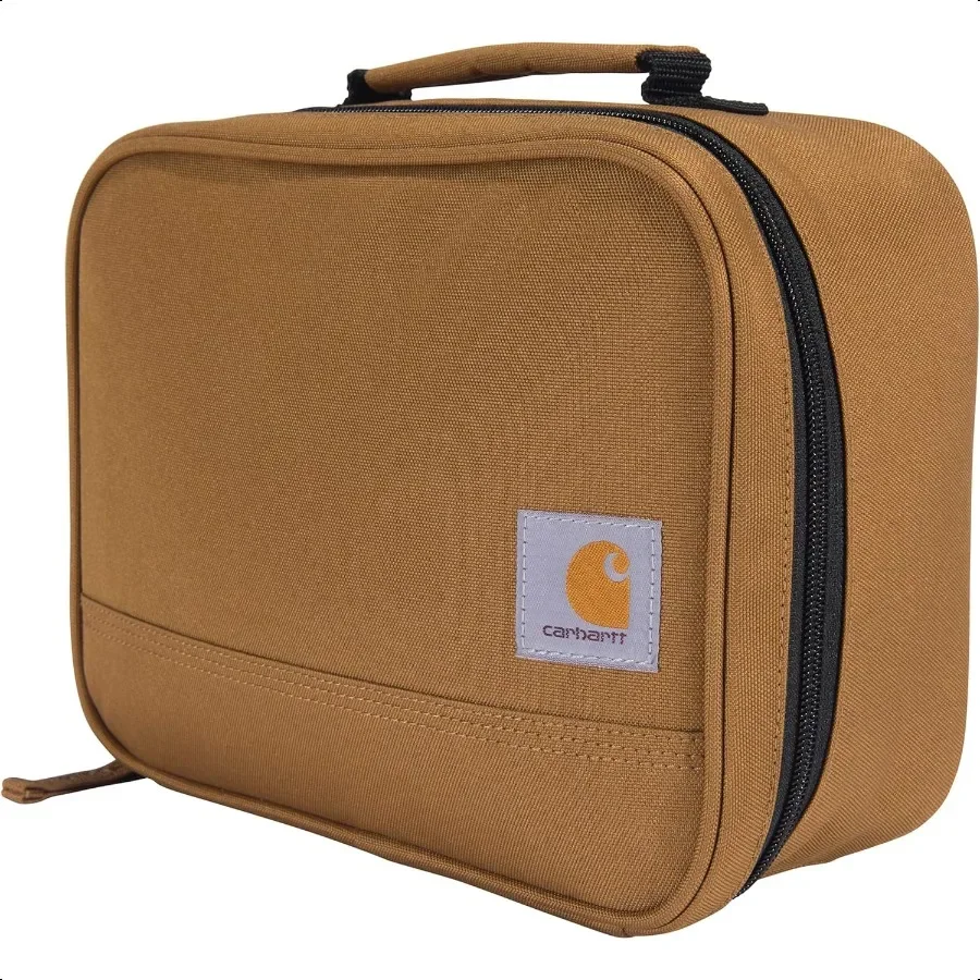 

Insulated Lunch Cooler For Men and Women Fully Insulated Lunch Pale for Work Outdoor and Everyday Use 4 Can Brown