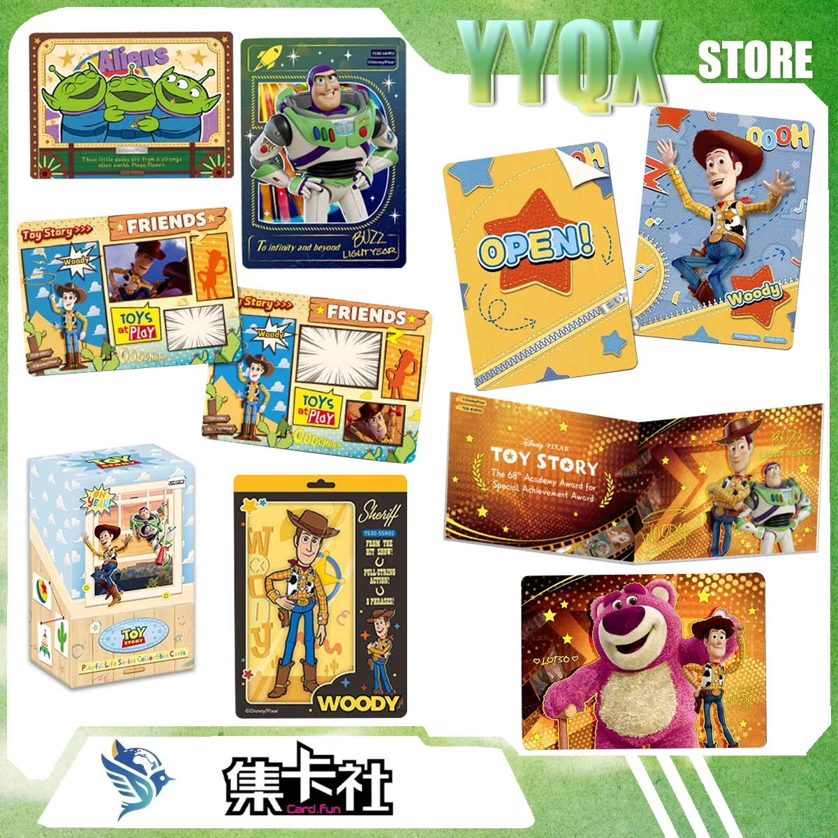 

Card.Fun 2026 NEW Toy Story‌ Woody Buzz Lightyear Collection Card Peripheral Animations Cartoons Comics Surprise Gifts Cute