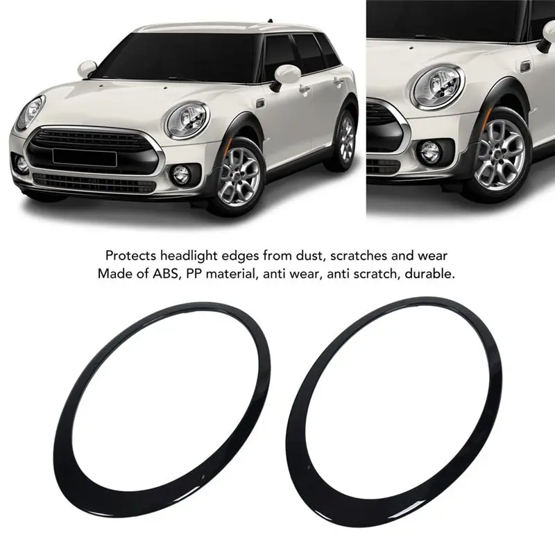 51138739497 For Bmw Mini Cooper Clubman F54 S Jcw 2015-2022 Headlight Surround Headlight Cover Shape 51138739498,2PCS-A02G