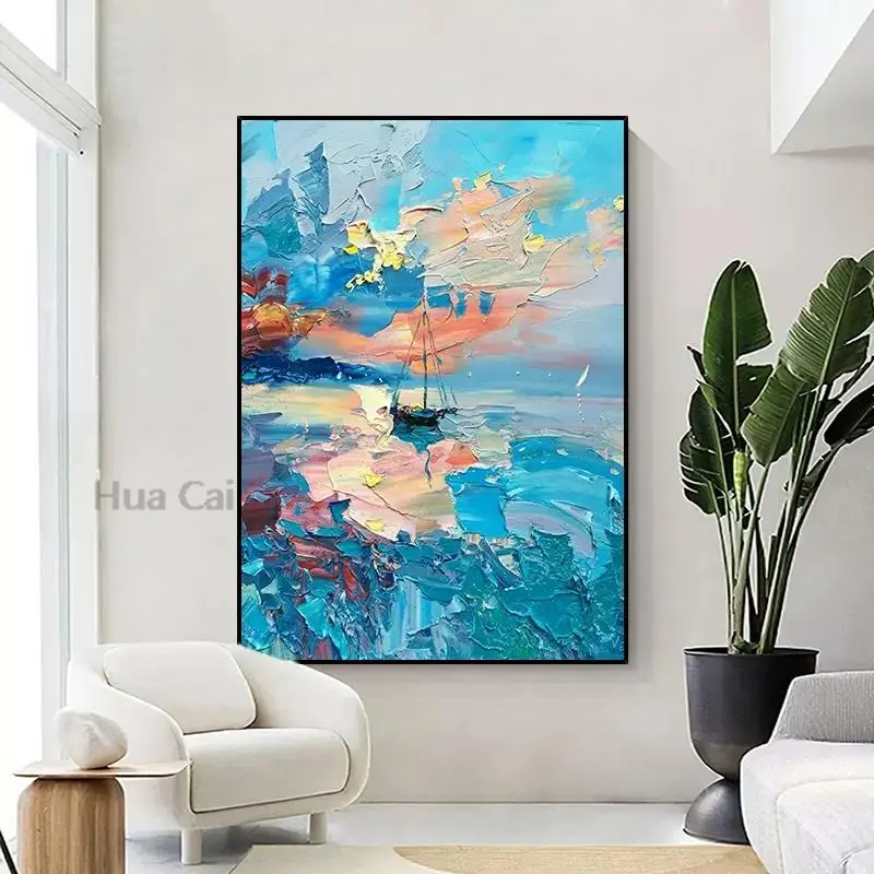 

Latest Design Oil Painting Modern Abstract Texture Acrylic Canvas Paintings Wall Decor Picture Art 100% Hand-painted Free Ship