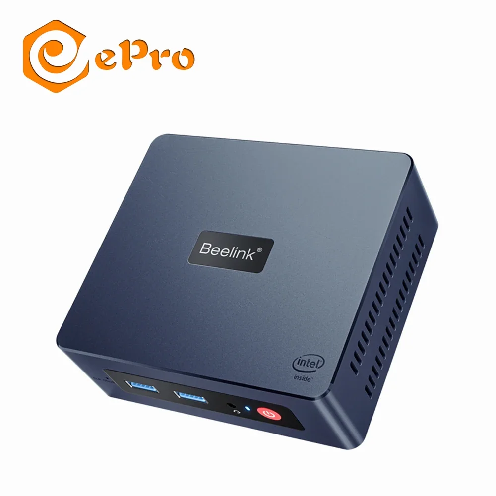 

Top 10 Beelink Mini S N5095 8G 256G Mini PC Wins10 OS SATA SSD Storage Industrial Computer With Dual Screen Display MiniS