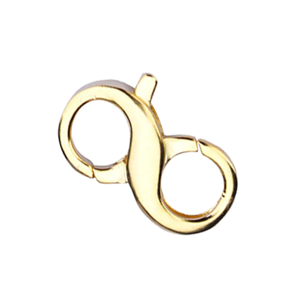 

Sterling Silver Buckles Small Size Double Opening Clasps DIY Jewelry Making Accessories White Gold Plated Charm Bracelets
