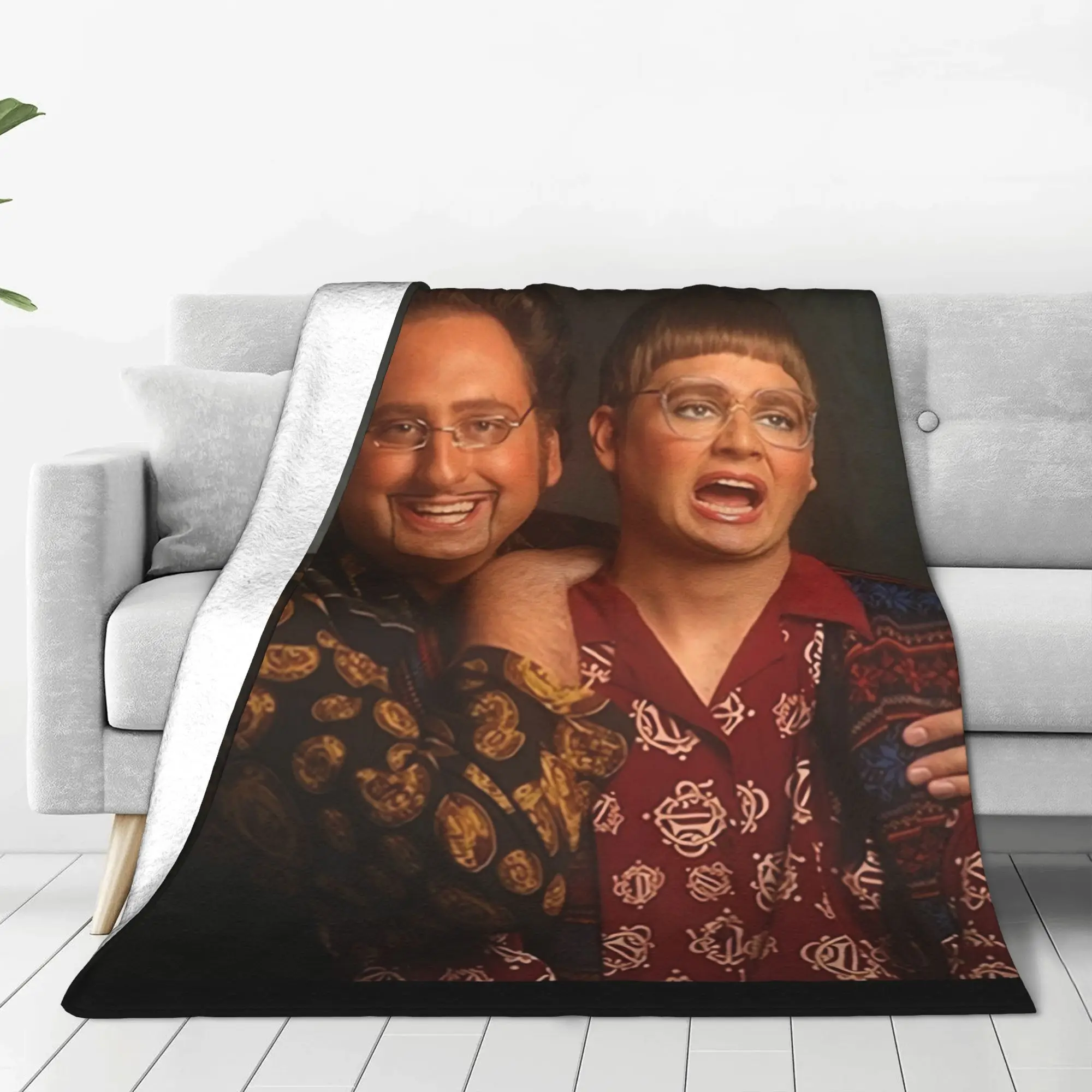 Customize Tim And Eric'S News about Blankets for The Sofa, Bedroom, Home Office, Car, Travel, And Picnics, Perfect As Gifts