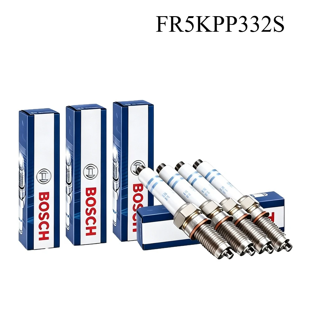 Bosch FR5KPP332S Spark Plug Suit For Audi A4 Volkswagen Magotan Porsche Cayenne Panamera Car Models OE Number 06H905604