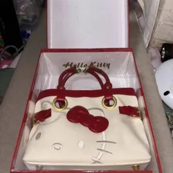 Sanrio Purses and Handbags Hello Kitty Tote Bags Canvas Pouch for Women Melody Kawaii Wallet Cartoon Cute Kuromi Shoulder Cases