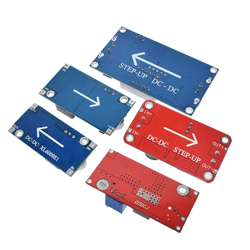 XL6009 DC-DC Step Up Boost Power Module Max 4A Output Adjustable Voltage Regulator With Digital Voltmeter Display
