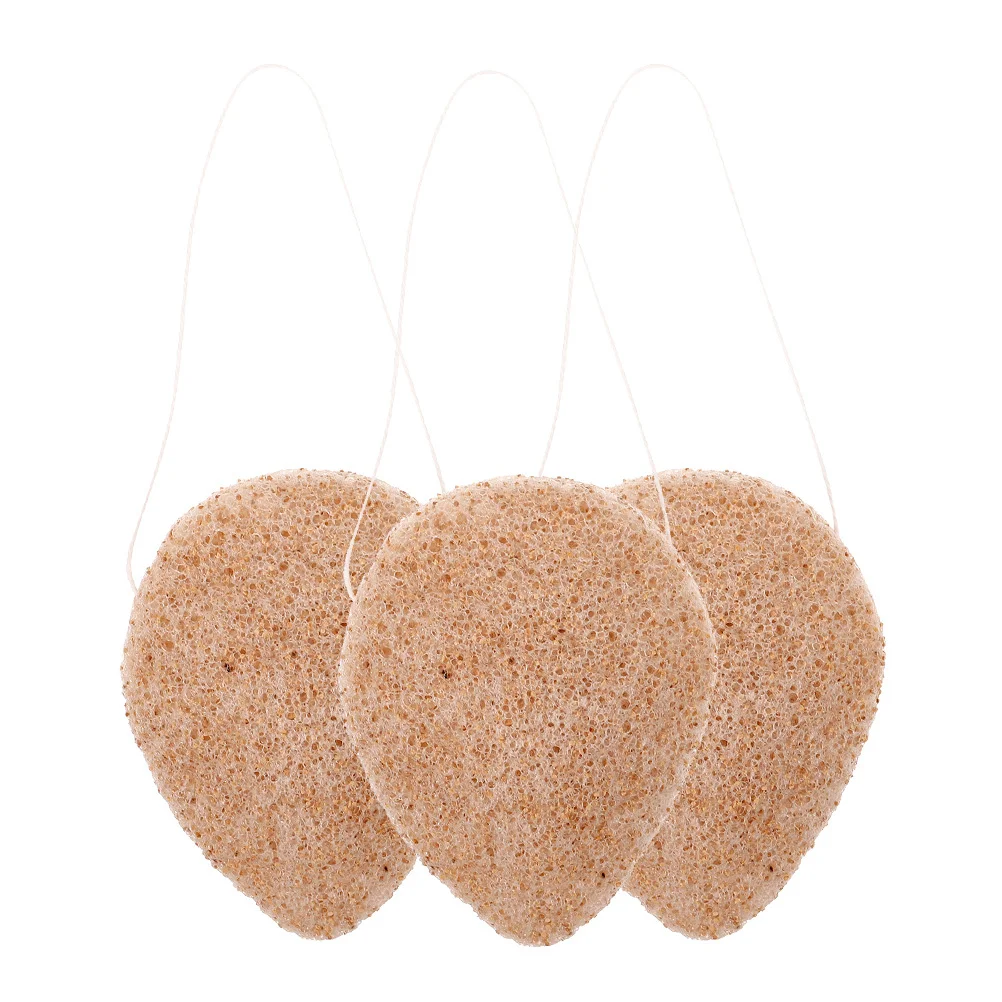 3 stücke Gesichts Schwämme Verdickt Tiefen Sauber Peeling Schwamm Für Empfindliche Haut Wiederverwendbare Gesicht Waschen Werkzeug Mitesser Entfernung