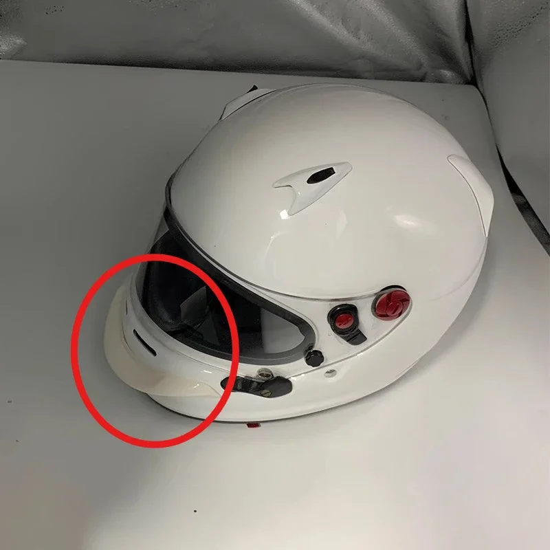 ل ARAI SK6 GP6 GP-6 الذقن تنفيس الحرس التنفس الحرس الشارع منحرف حامي العلوي غطاء فتحة التهوية خوذة الملحقات #4